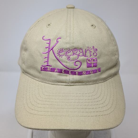 Keegan's Challenge Snapback Hat Beige One Size Embroidered Otto Cap - Picture 2 of 10